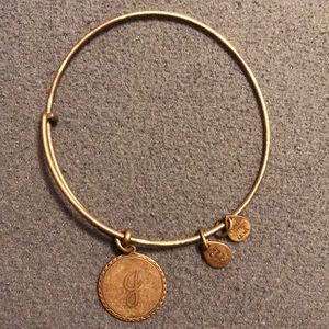 Women’s Alex & Ani J charm bracelet